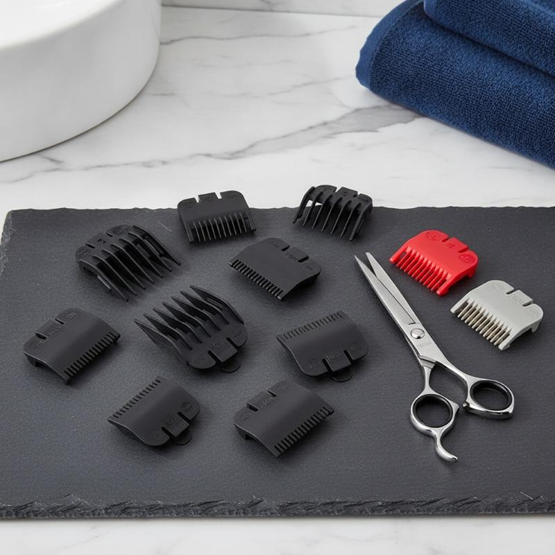 Grooming Men'S Hair - Hair Clipper Limit Comb Set Trimmer