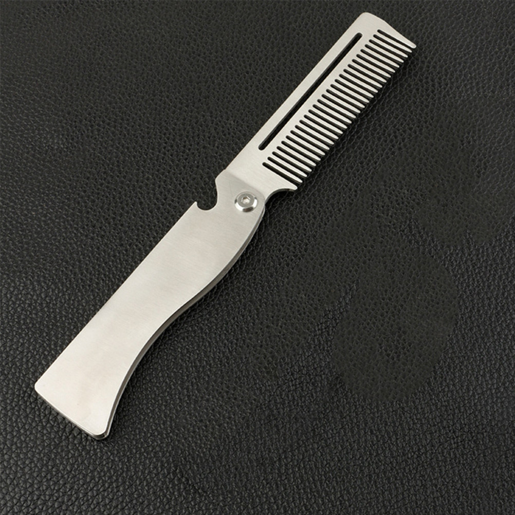 Foldable Beard Comb Folding Ha - Grooming Men'S Hair recension och pris