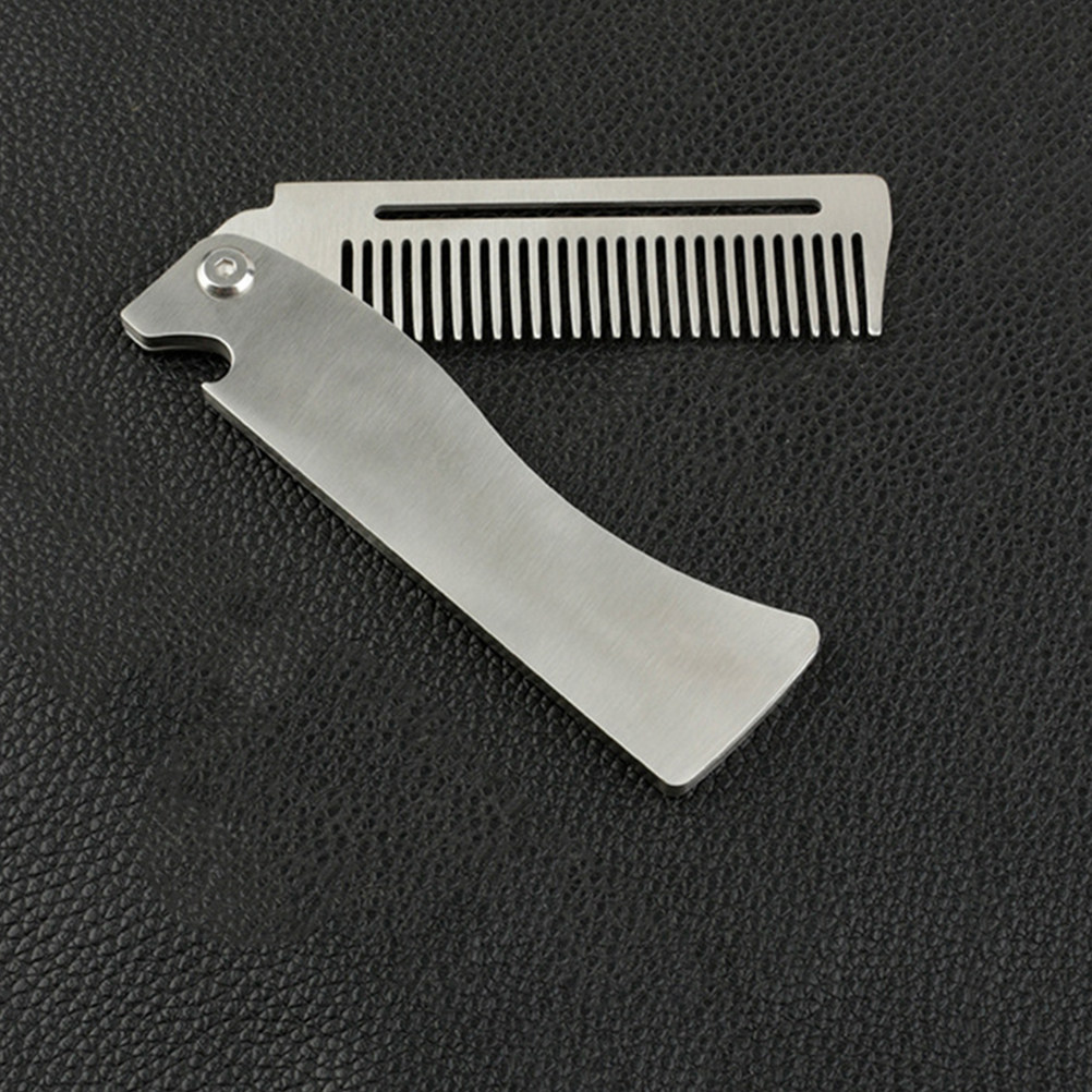 Foldable Beard Comb Folding Ha - Grooming Men'S Hair recension och pris