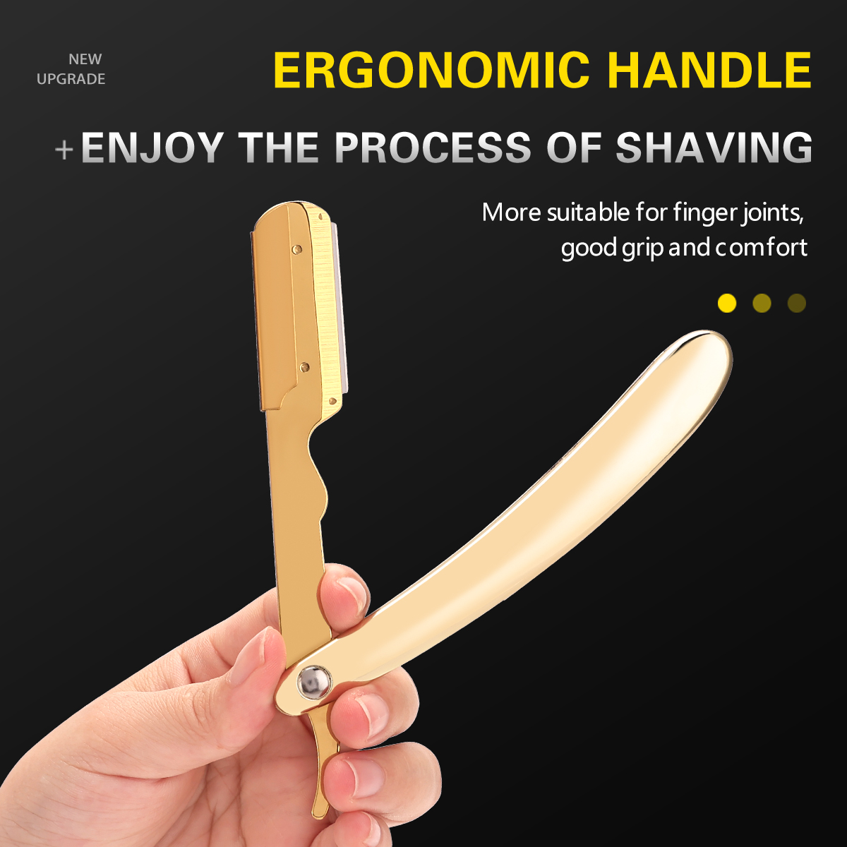 Silver Men Shaving Barber Tool - Grooming Men'S Hair recension och pris