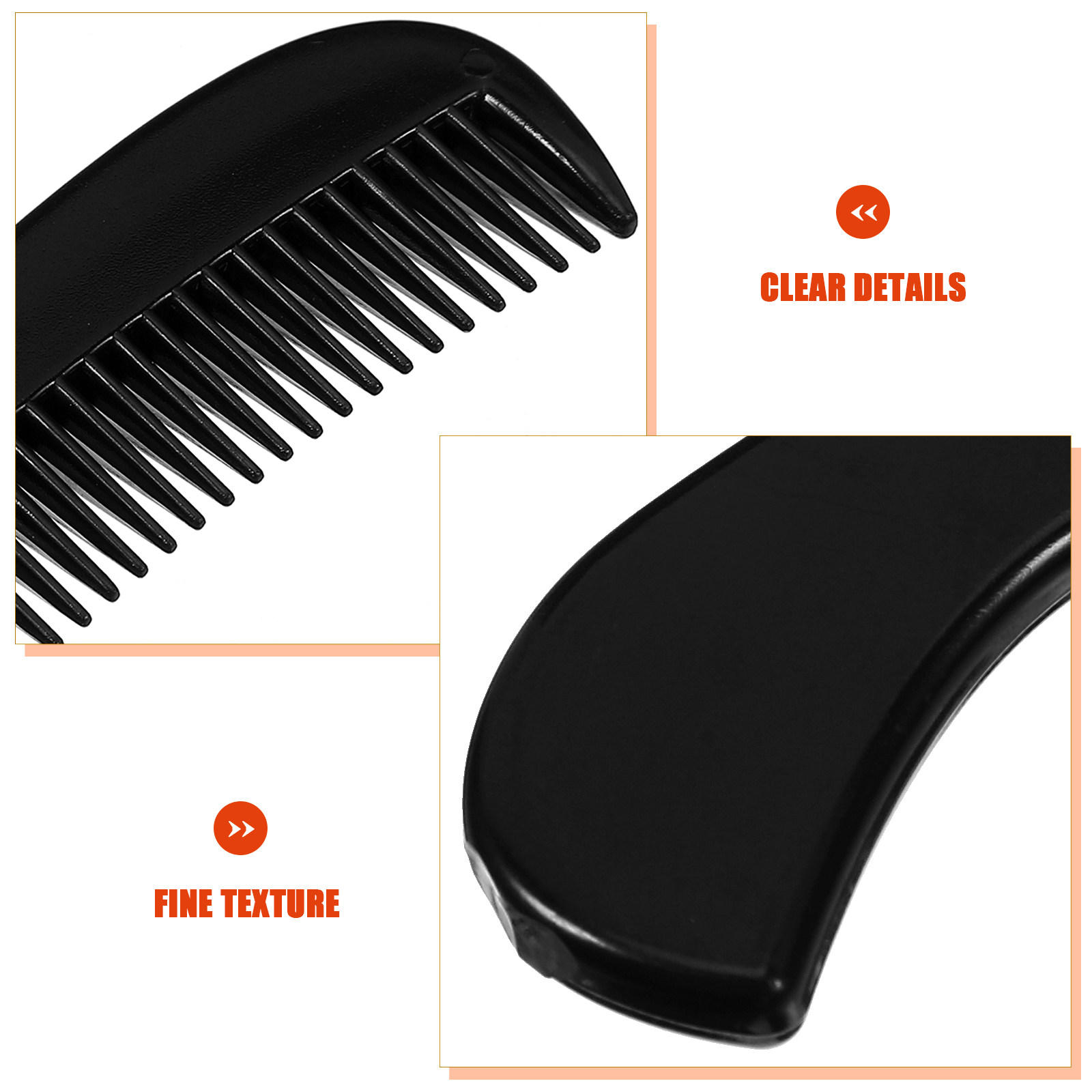 10Pcs Small Beard Comb for Men - Grooming Men'S Hair recension och pris