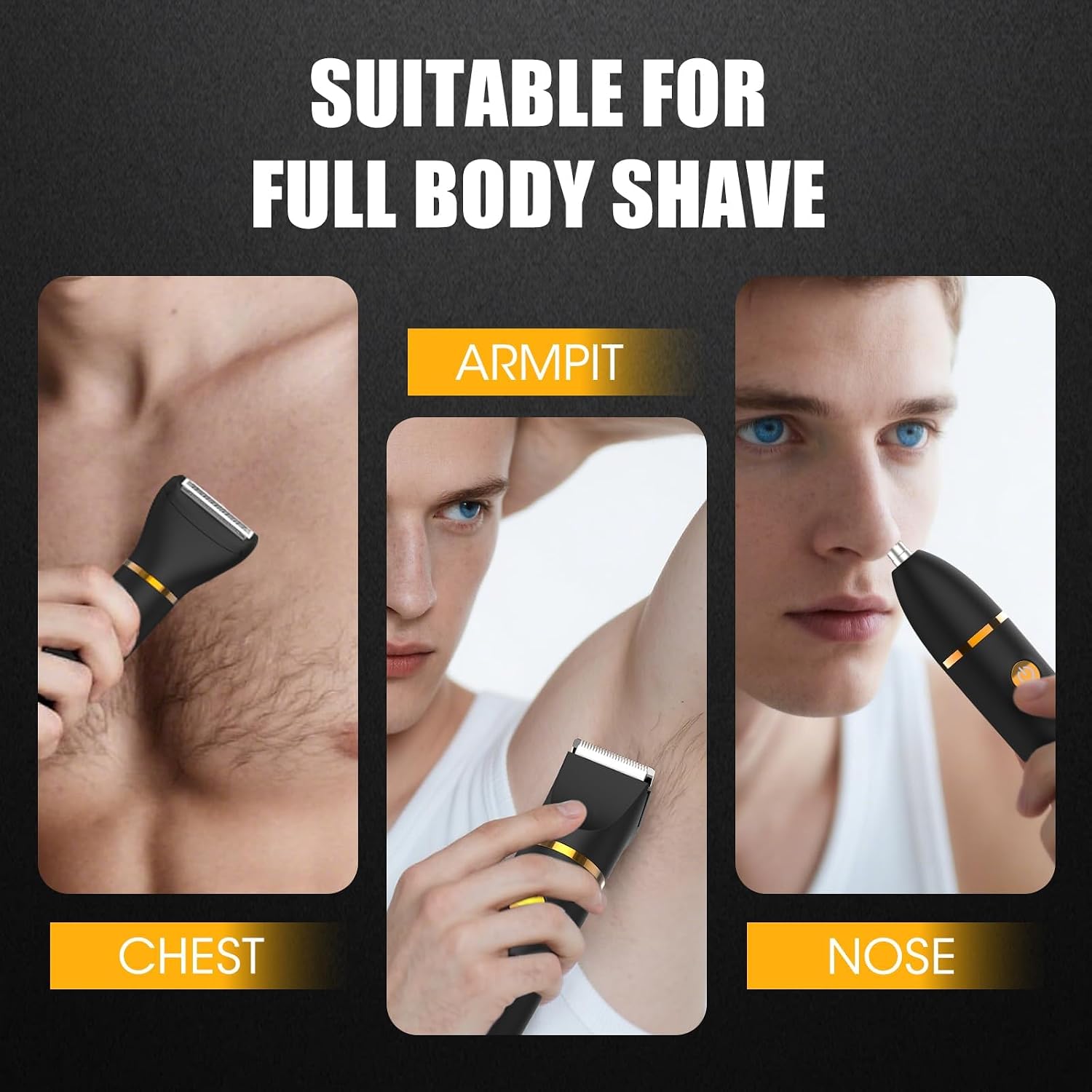 Body Trimmer for Men Woman, 3  - Men'S Grooming Hair Removal recension och pris