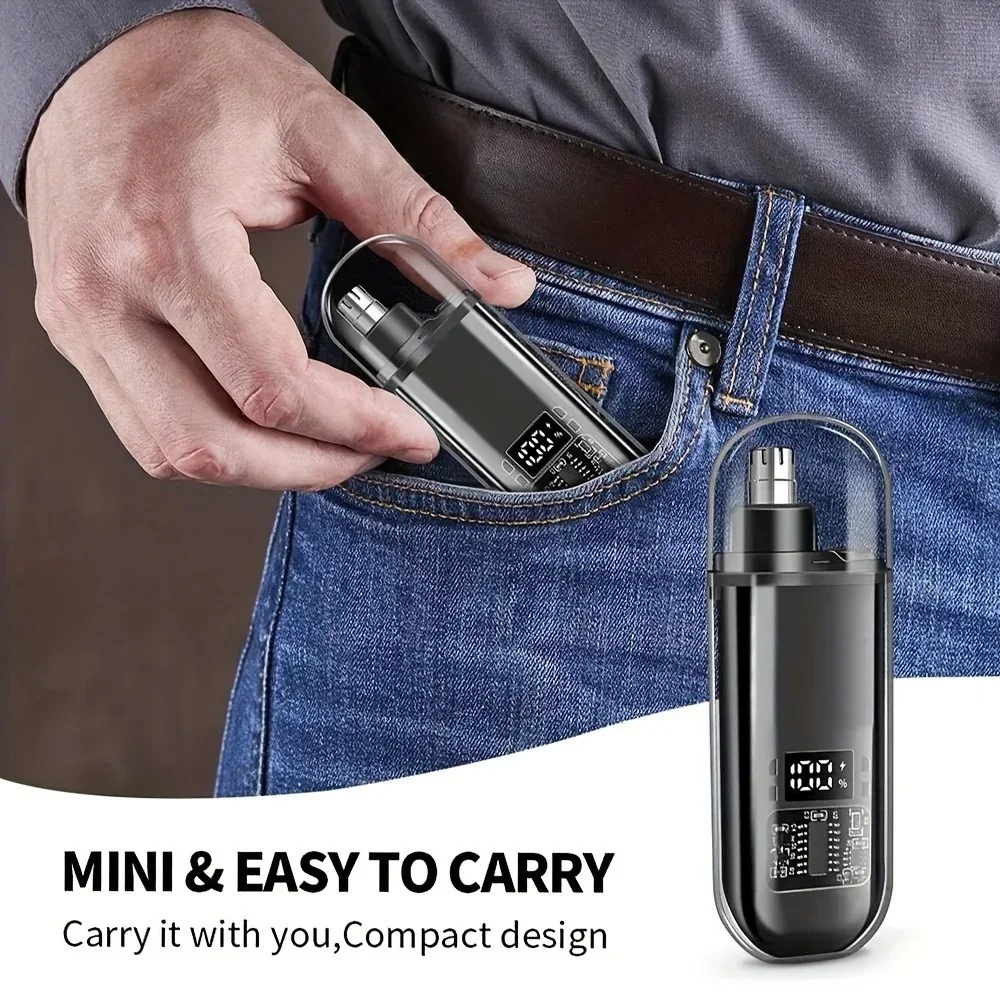 Electric Nose Ear Hair Trimmer - Men'S Grooming Hair Removal recension och pris