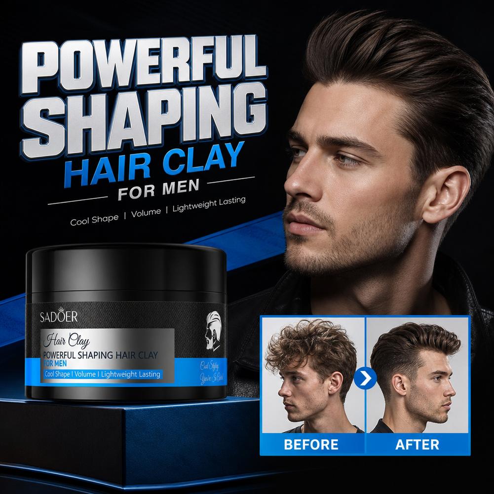 Matte Hair Styling Clay Strong - Grooming Men'S Hair recension och pris