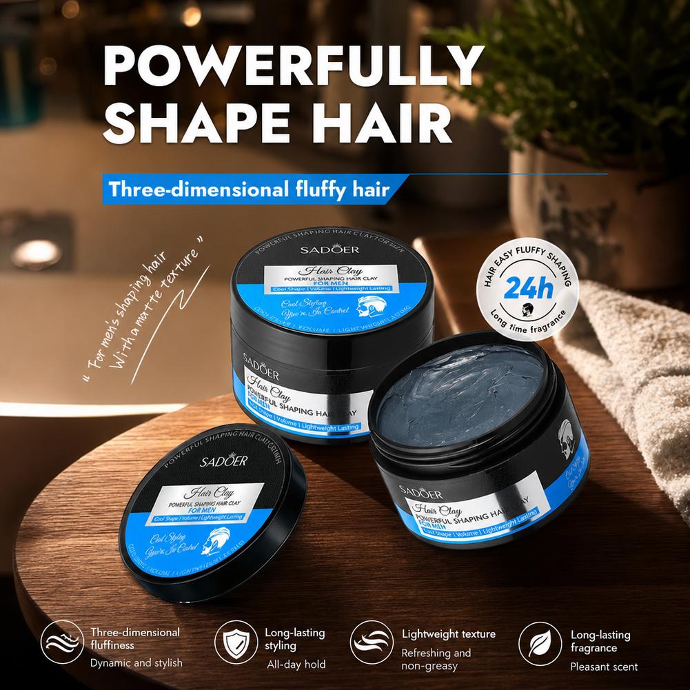 Matte Hair Styling Clay Strong - Grooming Men'S Hair recension och pris