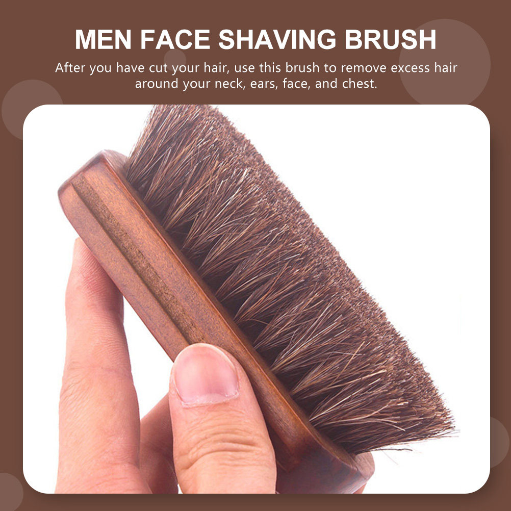 Beard Brush Men Multi-Use Hors - Grooming Men'S Hair recension och pris