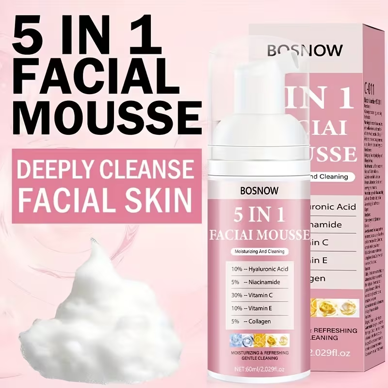60ml 5-in-1 Cleansing Mousse/F - Face Wash Mens recension och pris