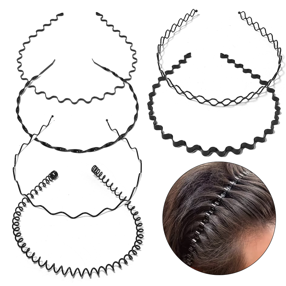 6pcs/lot Black Hair Hoops Meta - Face Wash Mens recension och pris