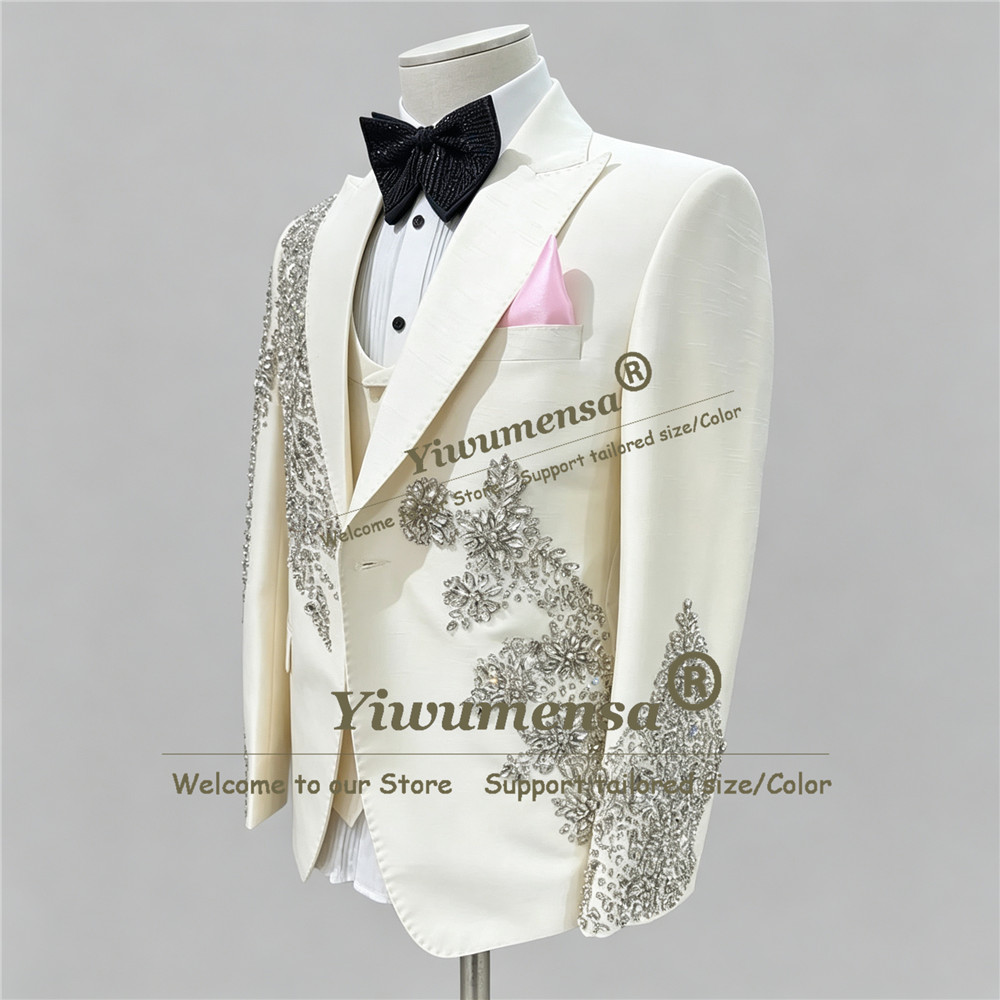 Sparkly Beaded Stones Wedding  - Men'S Grooming Kits recension och pris