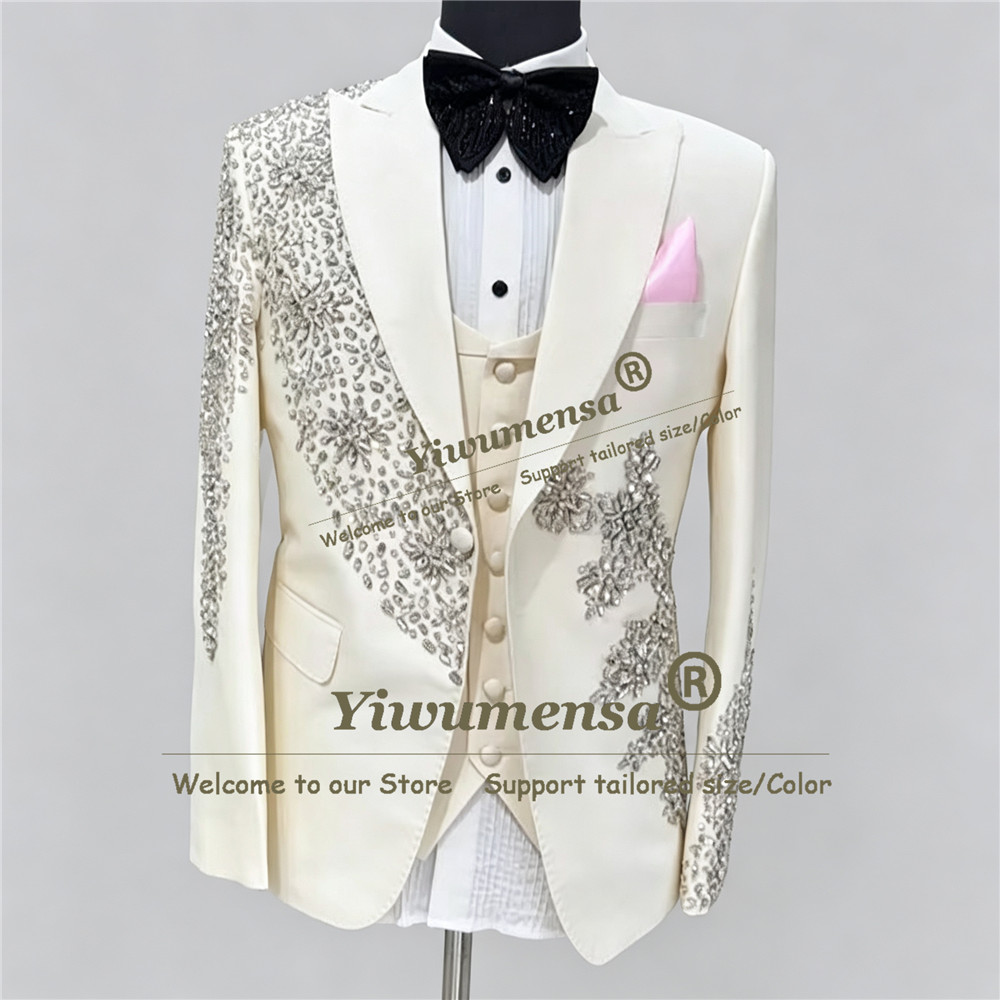Sparkly Beaded Stones Wedding  - Men'S Grooming Kits recension och pris