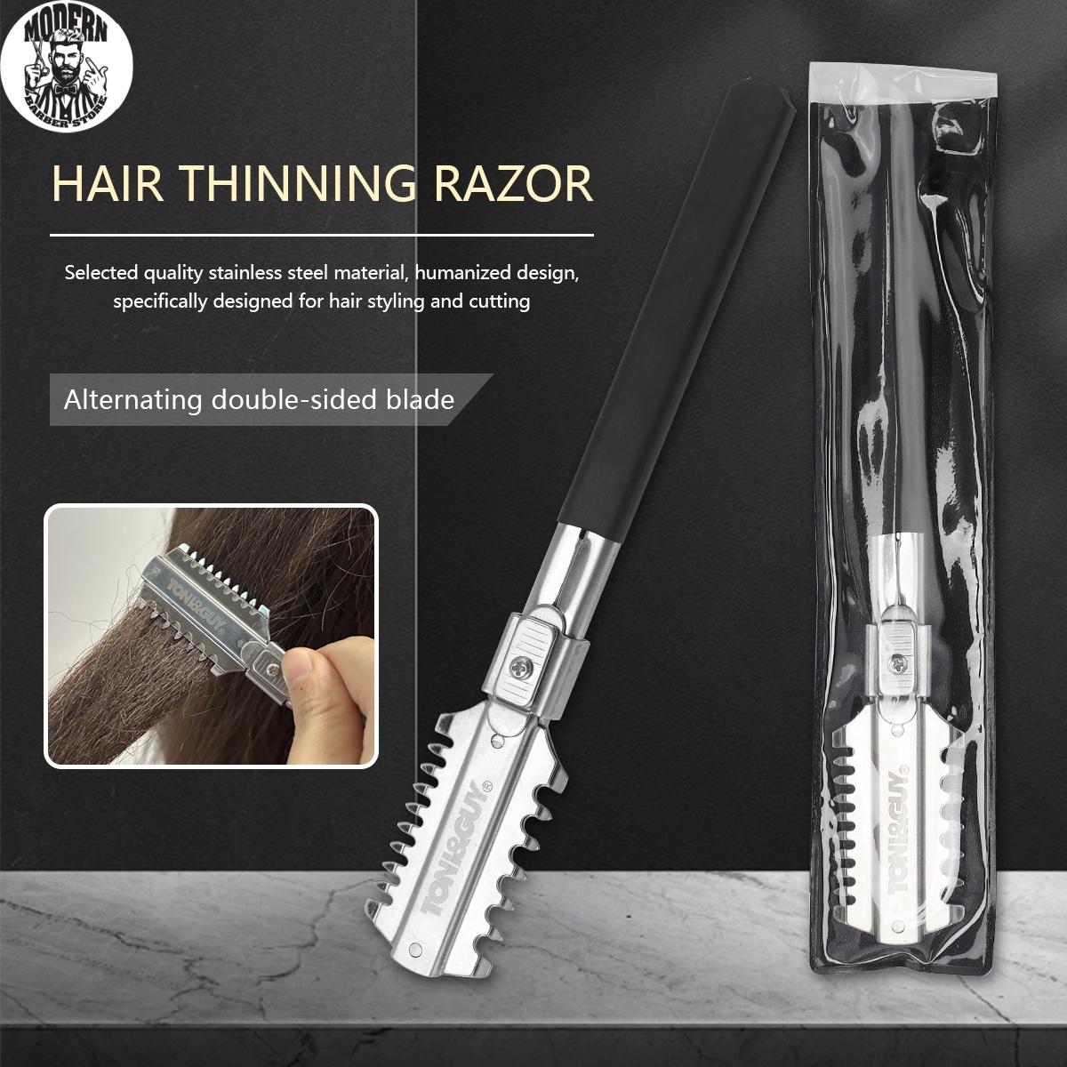 Salon Double-Edge Shaving Hair - Grooming Men'S Hair recension och pris